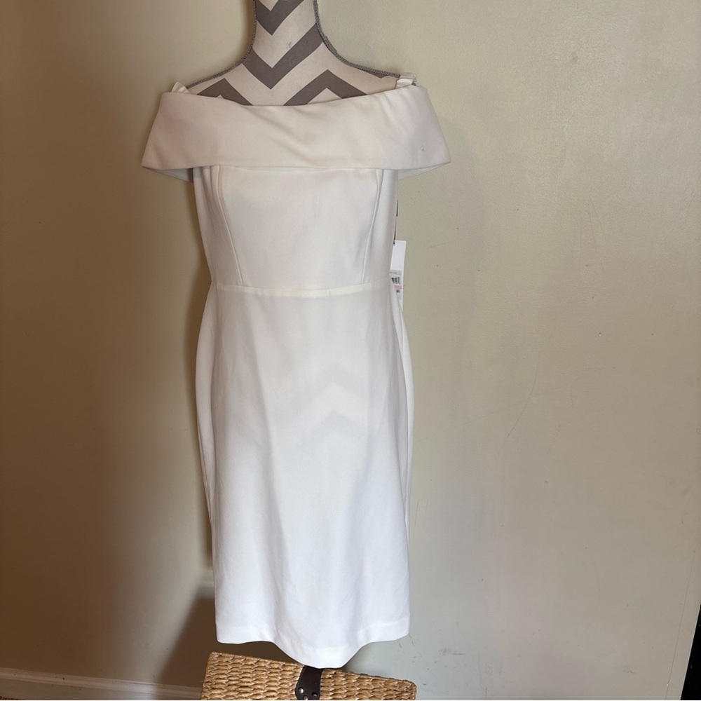 Calvin Klein Strapless White Dress